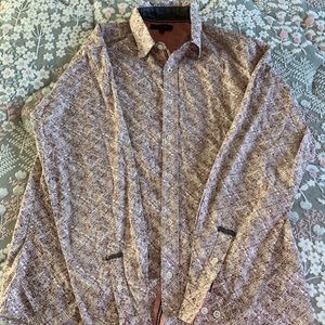 Smash Floral Button Up Shirt - M